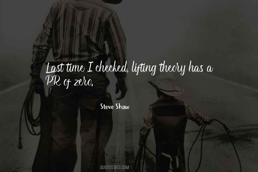 Steve Shaw Quotes #1189089