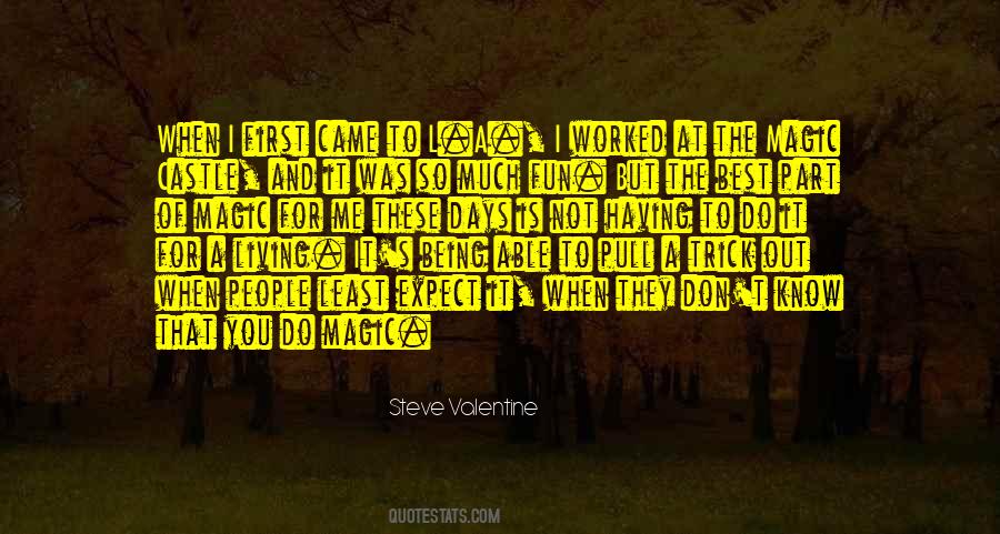 Steve Valentine Quotes #1210606