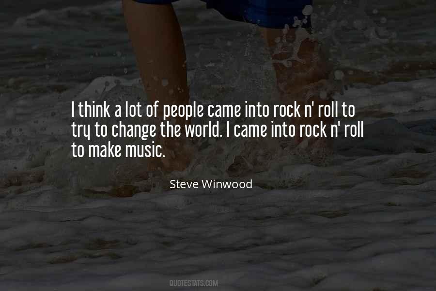 Steve Winwood Quotes #61813