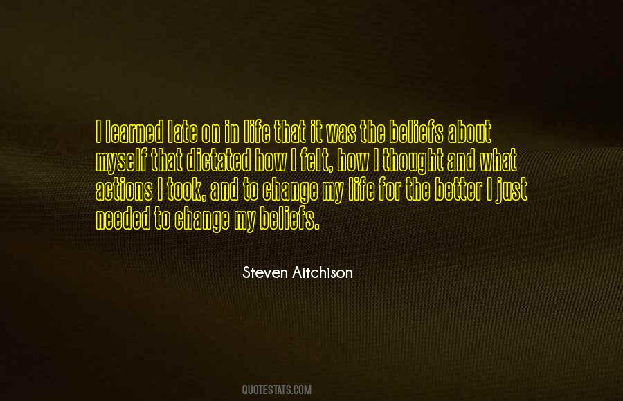 Steven Aitchison Quotes #410167