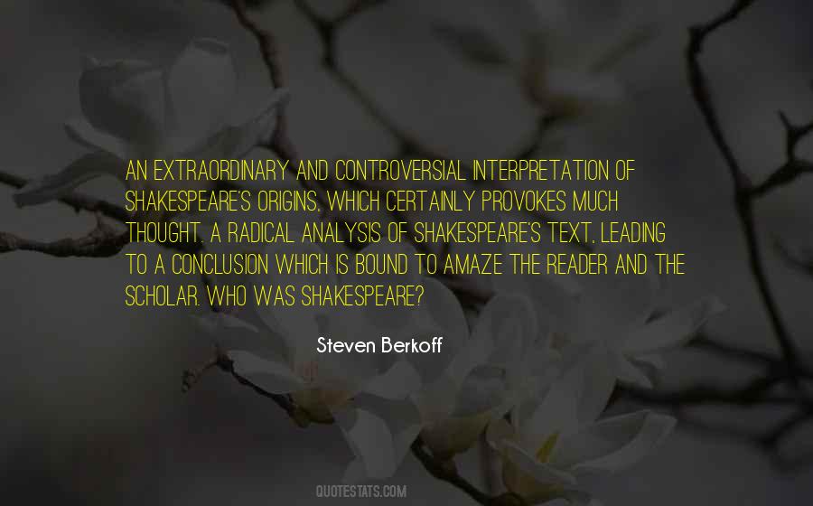 Steven Berkoff Quotes #268112