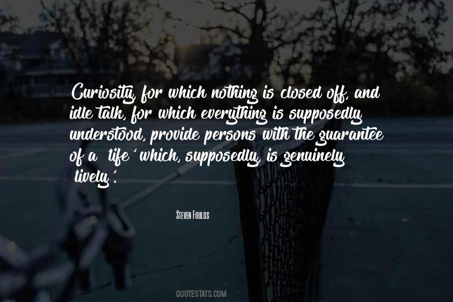 Steven Foulds Quotes #810016