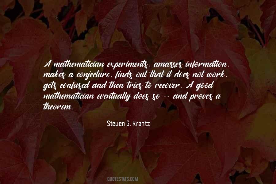 Steven G. Krantz Quotes #1542892