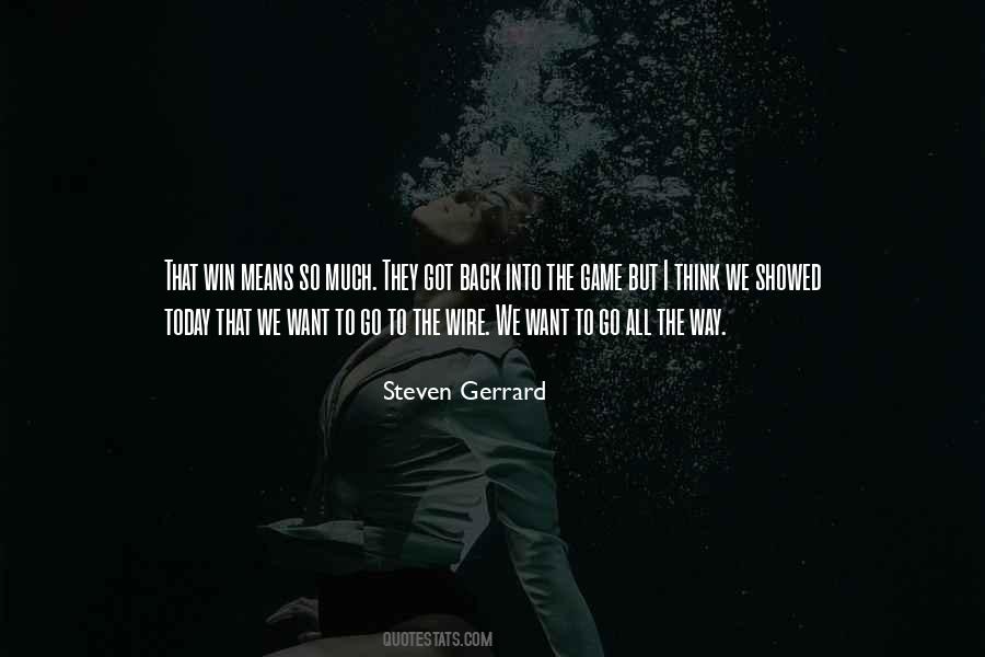 Steven Gerrard Quotes #1305118