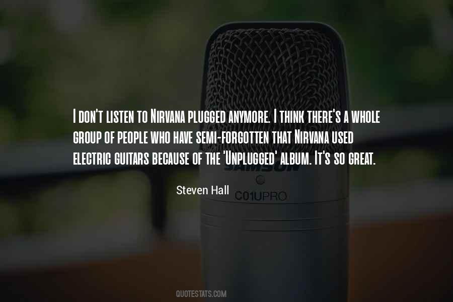 Steven Hall Quotes #242878