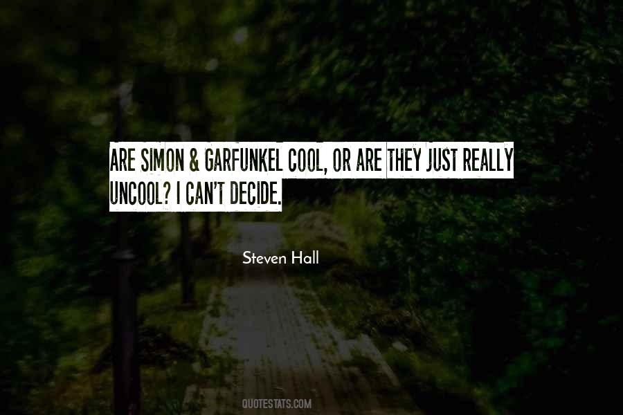 Steven Hall Quotes #643324