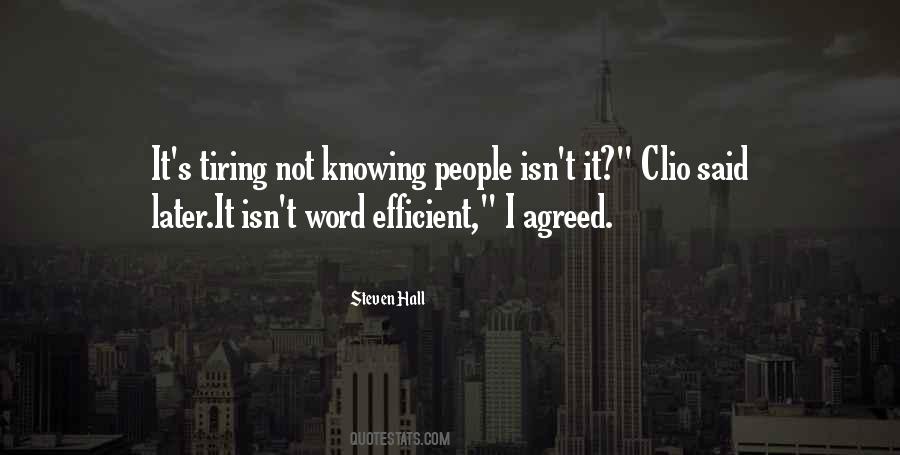 Steven Hall Quotes #94492