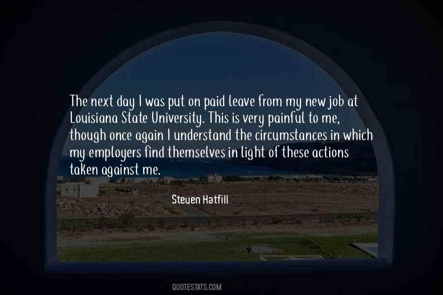 Steven Hatfill Quotes #227087