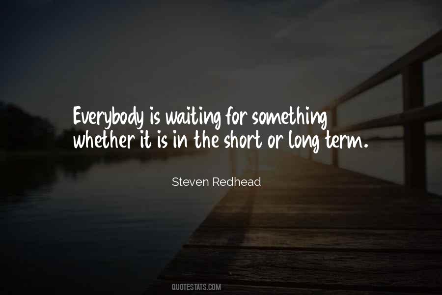 Steven Redhead Quotes #1327474