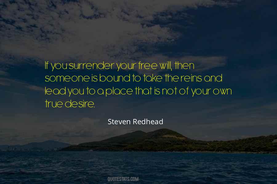 Steven Redhead Quotes #283559