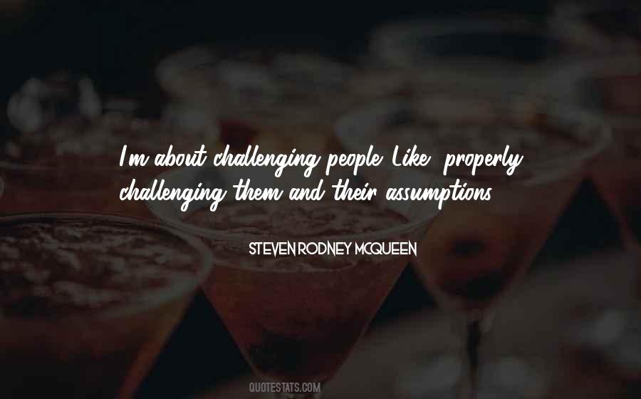 Steven Rodney McQueen Quotes #1638602