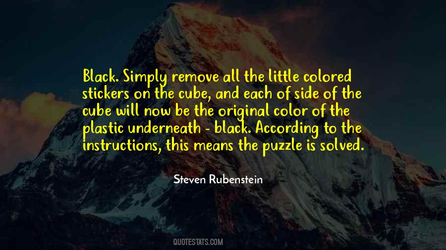 Steven Rubenstein Quotes #213912