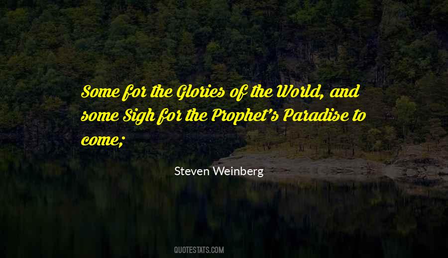 Steven Weinberg Quotes #132814