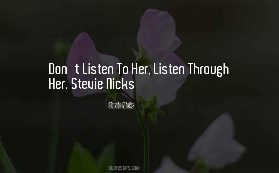 Stevie Nicks Quotes #765080