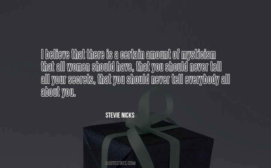 Stevie Nicks Quotes #911182