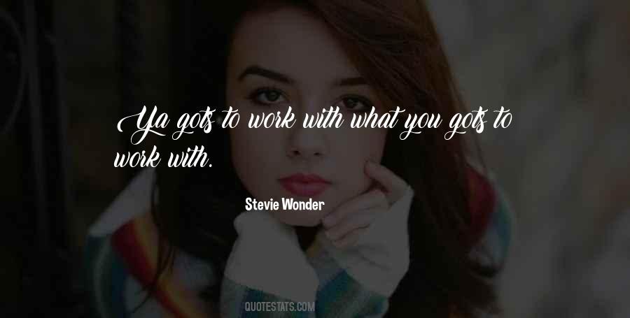 Stevie Wonder Quotes #918738