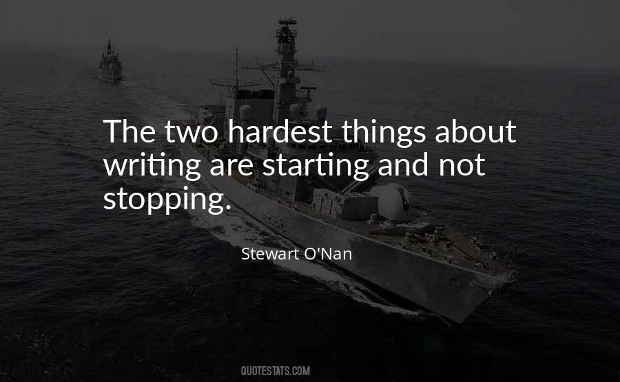 Stewart O'Nan Quotes #1298779