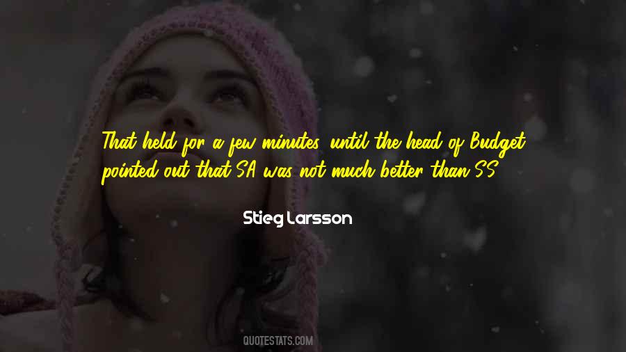 Stieg Larsson Quotes #1695952