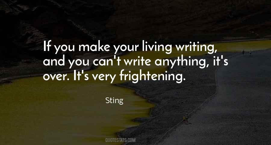 Sting Quotes #1085294