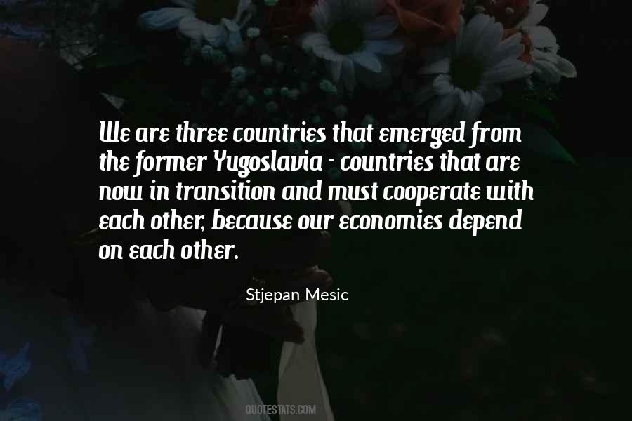 Stjepan Mesic Quotes #448844