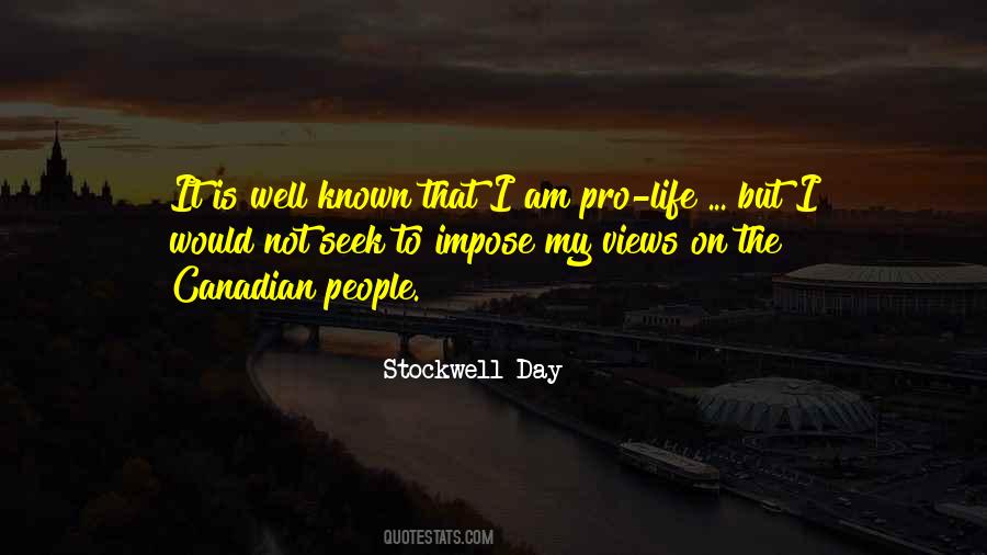 Stockwell Day Quotes #1803754