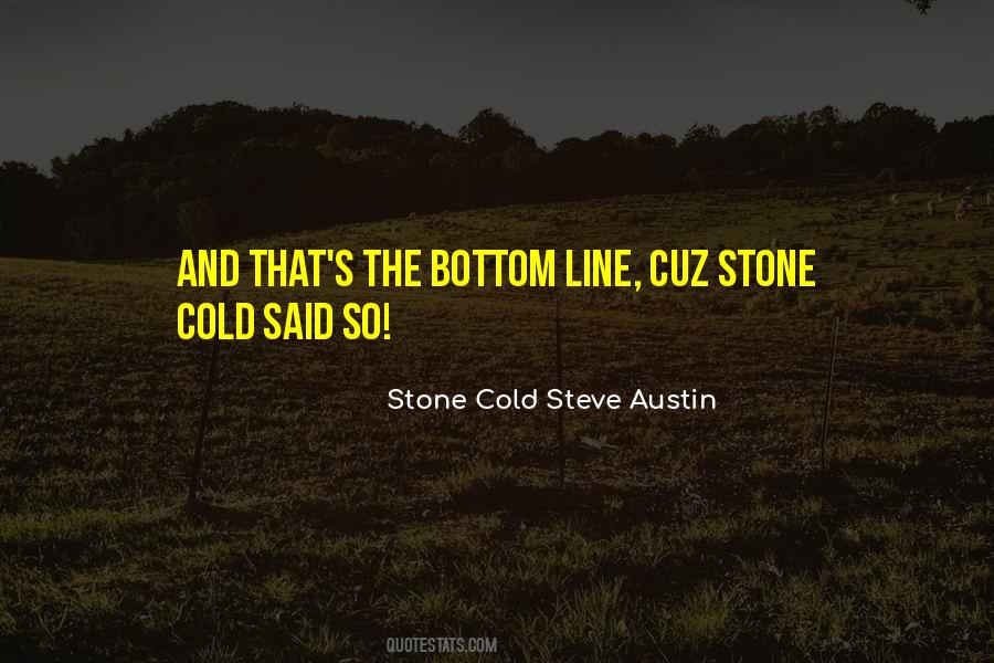 Stone Cold Steve Austin Quotes #1706429