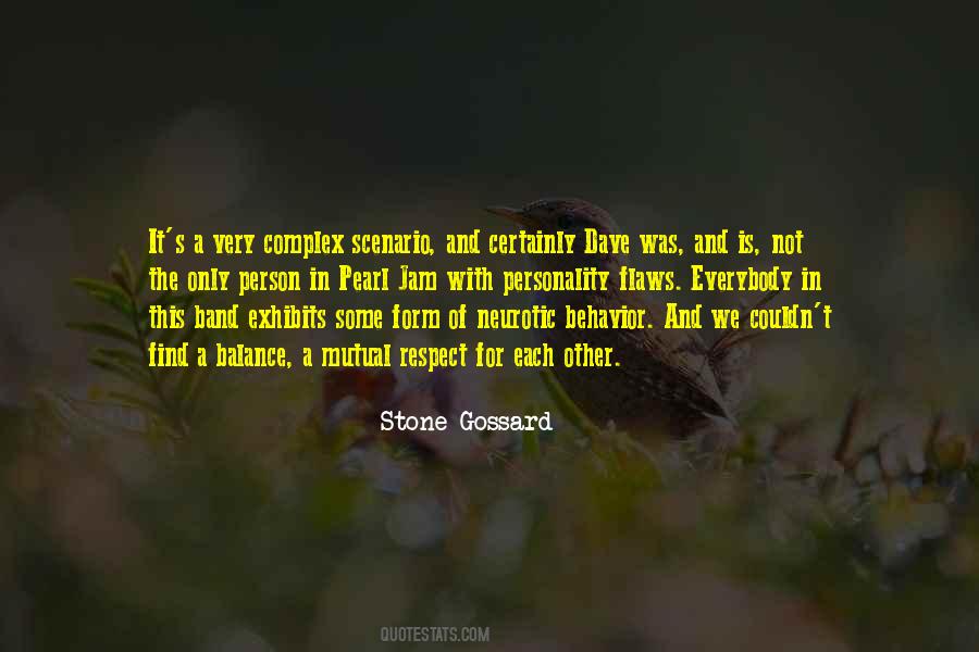 Stone Gossard Quotes #780988