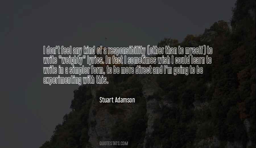 Stuart Adamson Quotes #626515