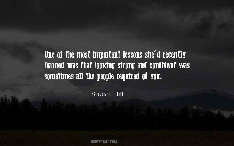 Stuart Hill Quotes #890469