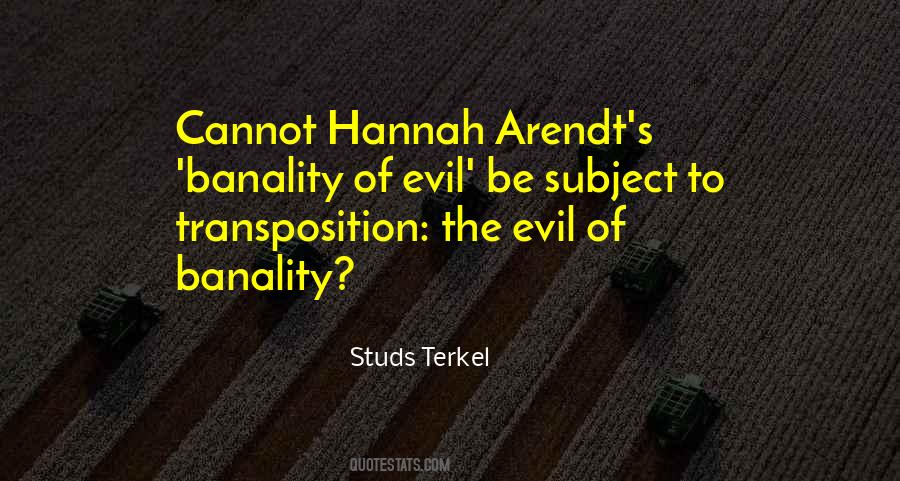 Studs Terkel Quotes #1093884