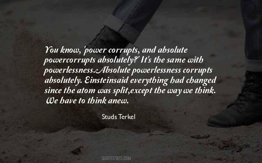 Studs Terkel Quotes #1160065