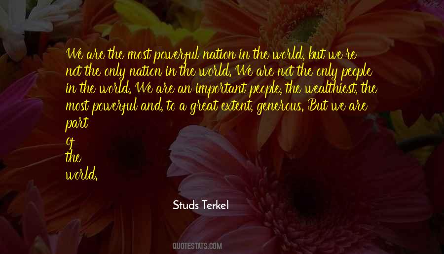 Studs Terkel Quotes #141490