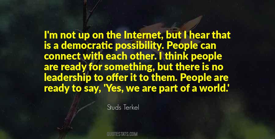 Studs Terkel Quotes #1585080