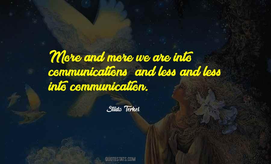 Studs Terkel Quotes #166034