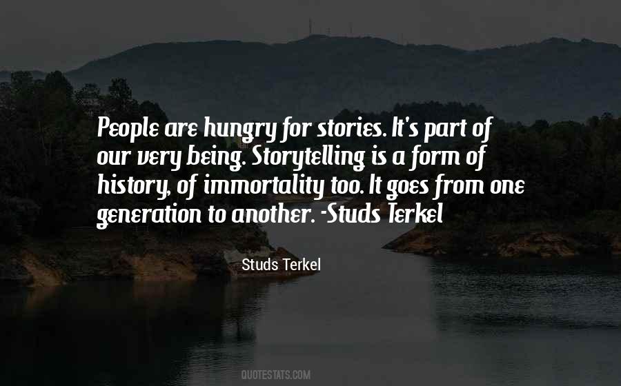 Studs Terkel Quotes #1813633