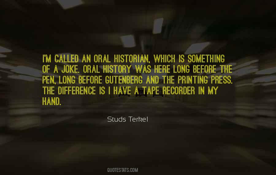 Studs Terkel Quotes #547798