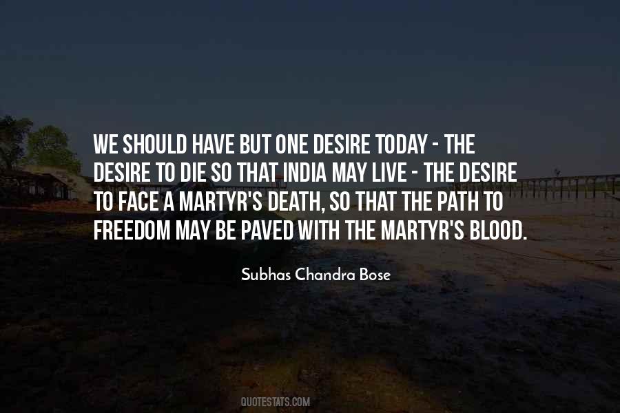 Subhas Chandra Bose Quotes #811740