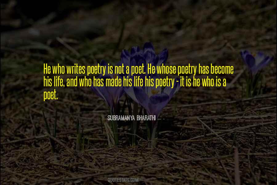 Subramanya Bharathi Quotes #94275