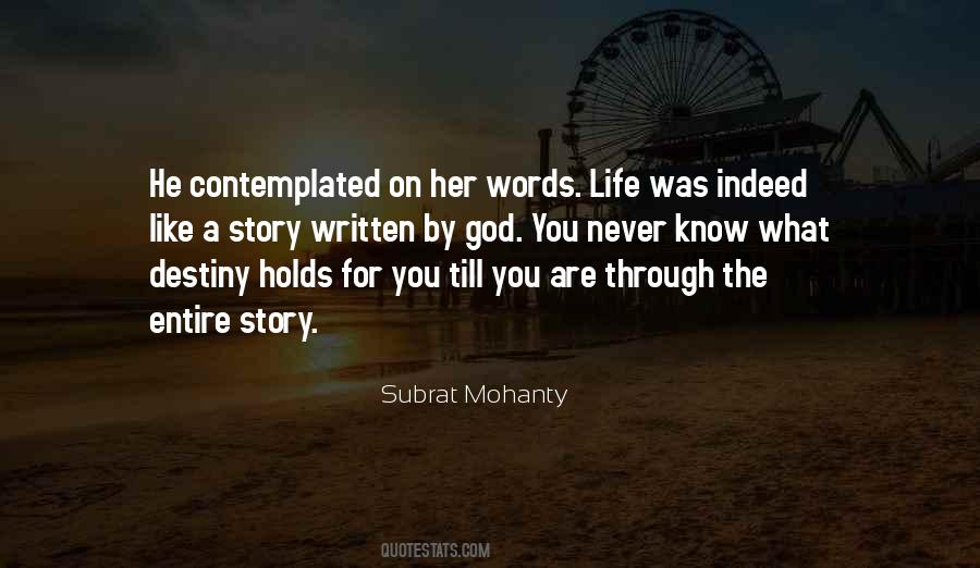 Subrat Mohanty Quotes #882947