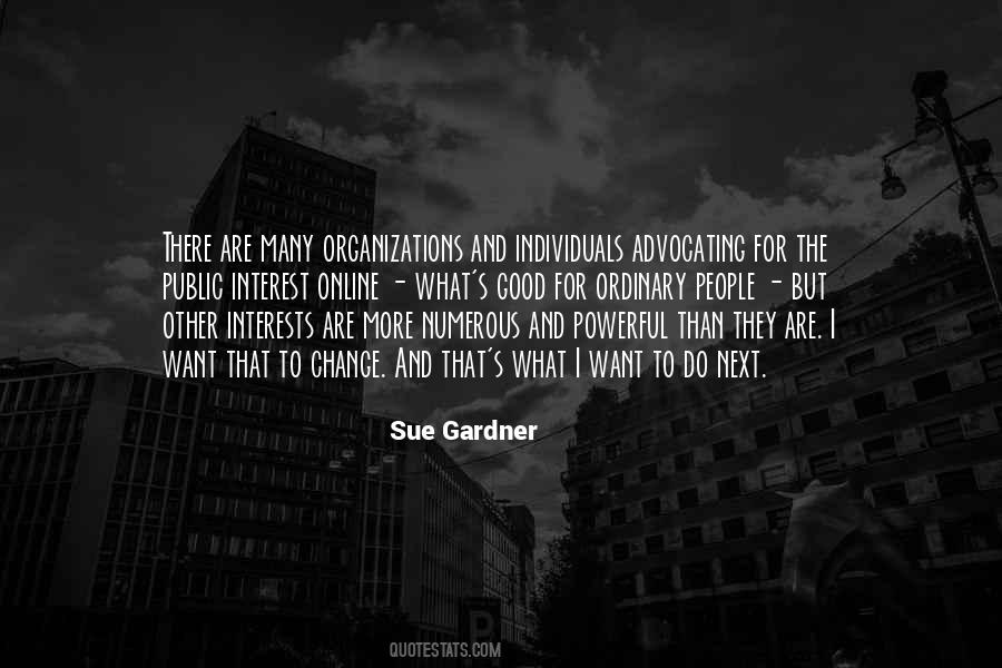 Sue Gardner Quotes #28295