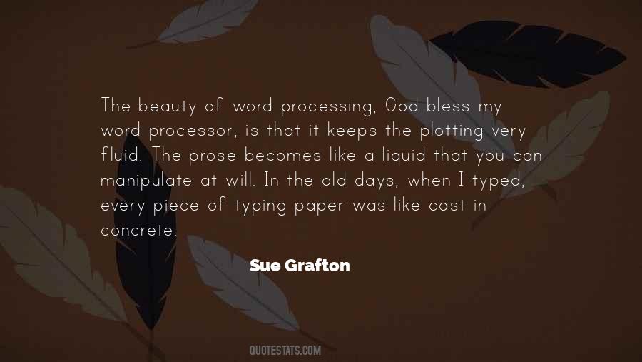 Sue Grafton Quotes #672884