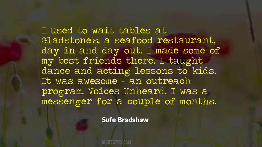 Sufe Bradshaw Quotes #90494