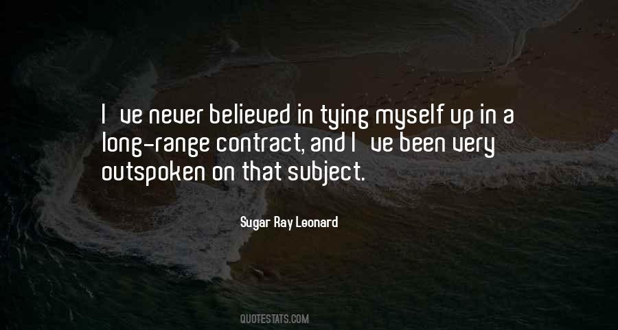 Sugar Ray Leonard Quotes #1336373