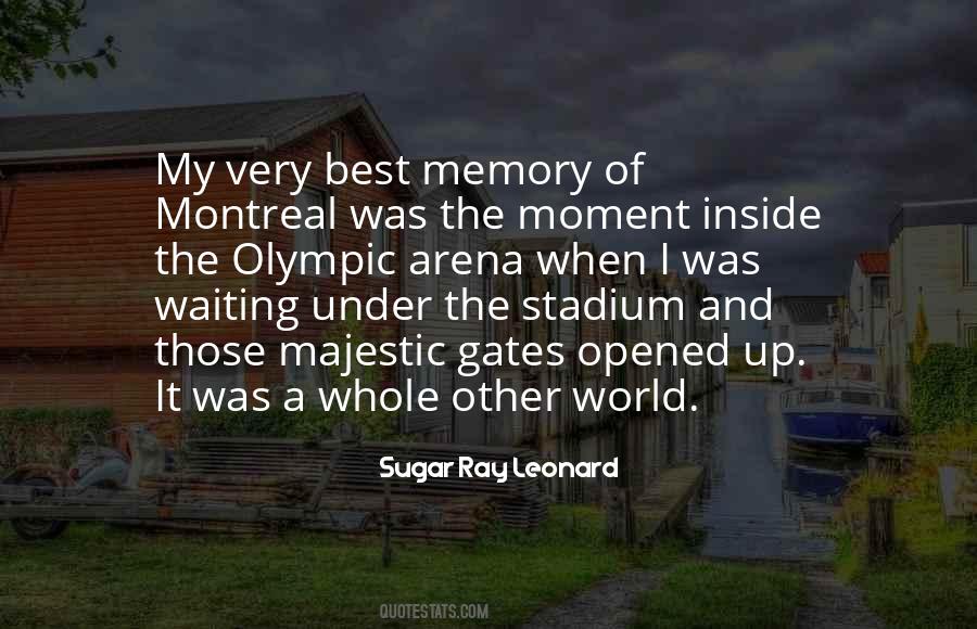 Sugar Ray Leonard Quotes #1447327