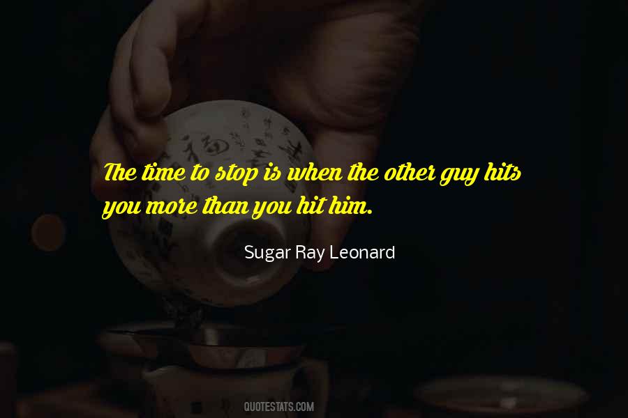 Sugar Ray Leonard Quotes #1599012