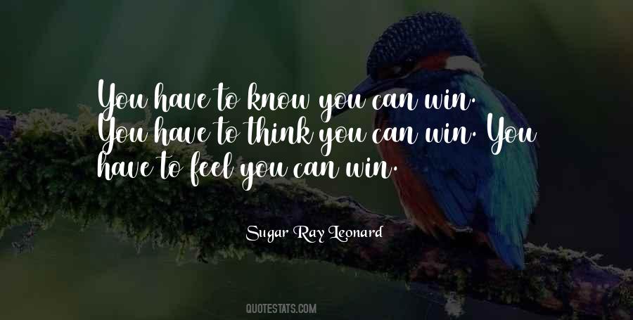 Sugar Ray Leonard Quotes #1799143