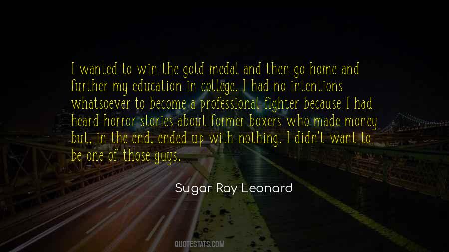 Sugar Ray Leonard Quotes #532088