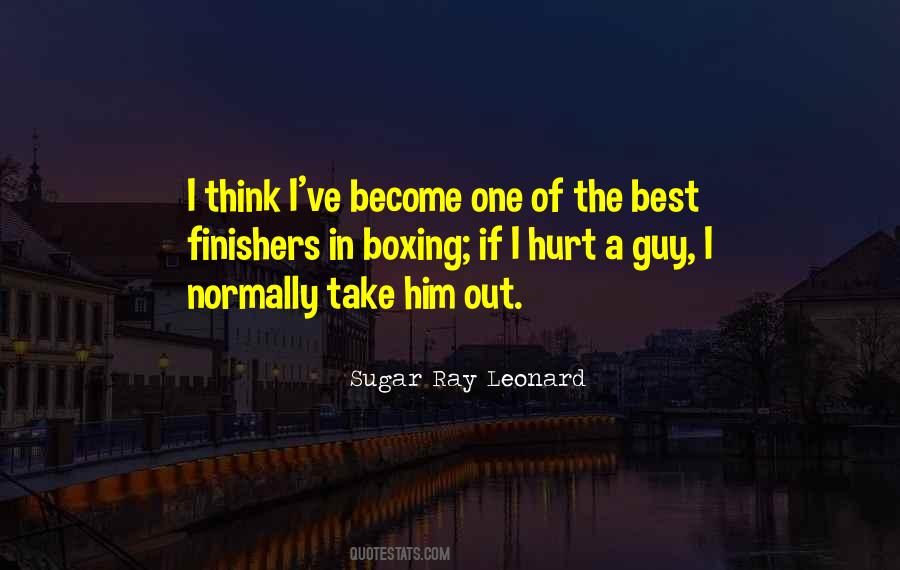 Sugar Ray Leonard Quotes #785724