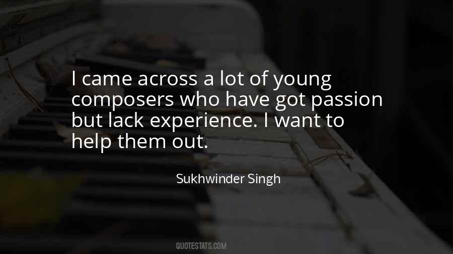 Sukhwinder Singh Quotes #724544