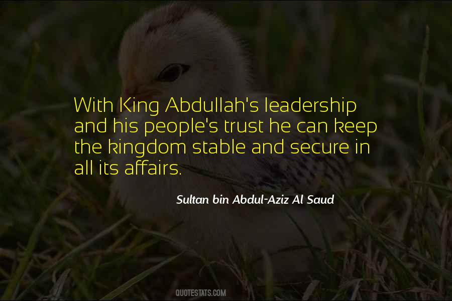 Sultan Bin Abdul-Aziz Al Saud Quotes #32487